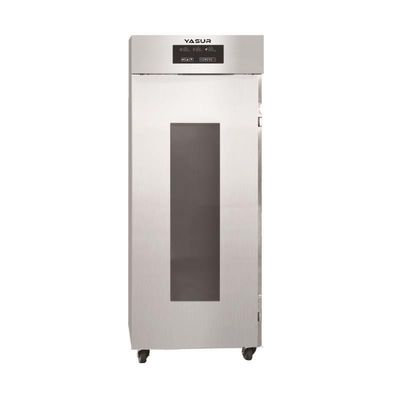 Yasur 40 Trays ถึงในประเภท Pizza Dough Proofer 40X60cm 2kw Air Wash Type Steamer Generator