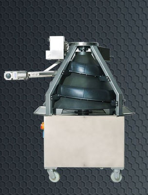 Conical Spiral Pizza Dough Divider Rounder Teflon Coated 4500pcs/H Bread Dough Divider Machine