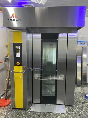 ออสเตรเลียประเภทตู้แร็คเบเกอรี่เตาอบชั้นเดียว 18 ถาด 3kw 46x72cm สำหรับเค้กขนมปัง