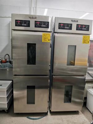 ตู้คู่ Dough Retarder Proofer Yasur 36 ถาดเข้าถึงในประเภท 40X60 ซม. ถาด 4kw