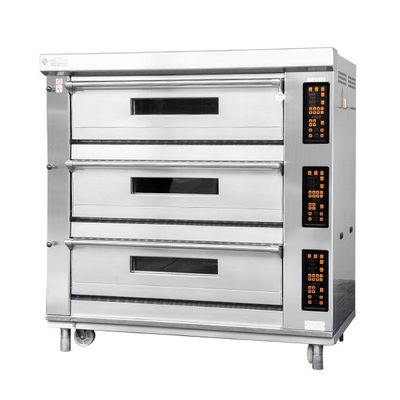 Yasur เตาอบเบเกอรี่ 3 ชั้น 6 ถาด อบขนมปัง สำหรับถาด 40X60ซม