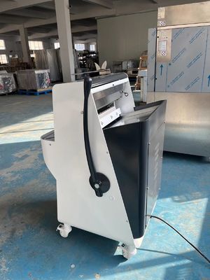 เครื่องตัดขนมปังด้วยมือ 0.5kw เครื่องตัดขนมปังปิ้งขนาด 12 มม. แบบยืนฟรี