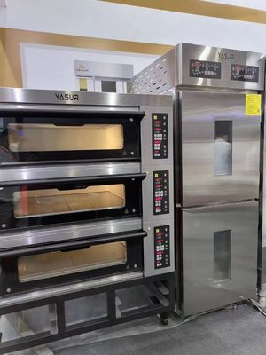 เตาอบไฟฟ้า 300c 40x60cm เตาอบคุกกี้ 3 ชั้น 9 ถาด