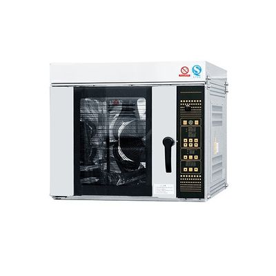เตาอบลมร้อนเบเกอรี่แบบตั้งโต๊ะ 5 ถาด 18&quot;X26&quot; 12.5Kw สำหรับคุกกี้, Crossiant, Tars