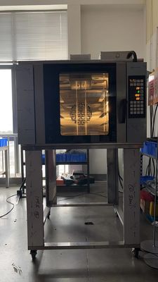 Yasur เตาอบลมร้อนแบบธรรมดา 5 ถาด US 18&quot;X26&quot; Danish Croissant Bread And Pastry Oven 9.5Kw, With Steam