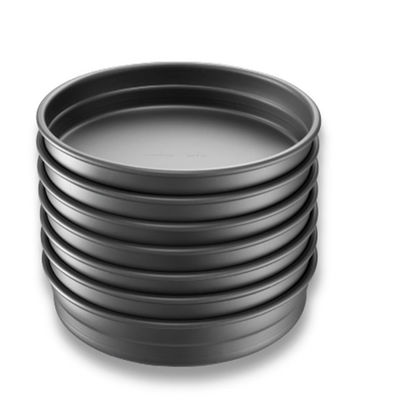 ถาดอบอลูมิเนียมเจาะรู 9 นิ้ว ถาดอบพิซซ่า Anodized Round Perforated Pizza Pan