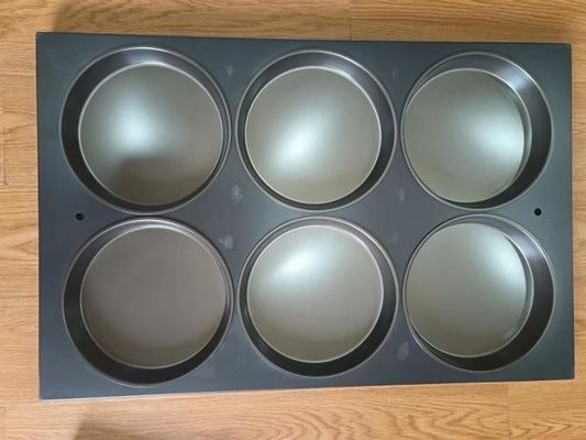 Foodservice Industrial กระทะพิซซ่าอลูมิเนียมฮาร์ดอะโนไดซ์ 20 &quot;X1&quot;