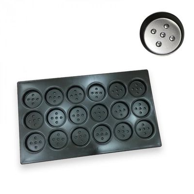 ถาดอบอลูมิเนียมกลม nonstick 1.5 มม. Wehs102-10 ถาดม้วนแฮมเบอร์เกอร์เซลึก
