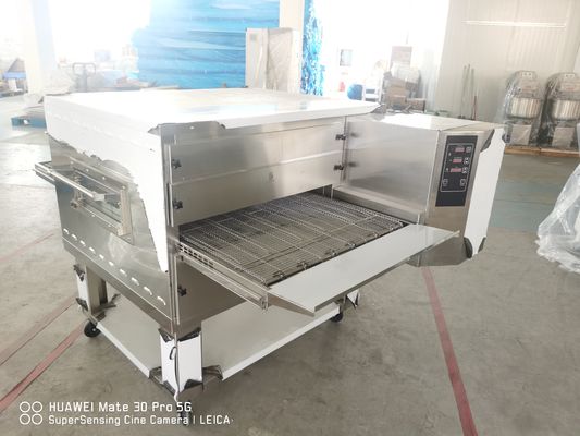 เตาอบพิซซ่าแบบสายพานลำเลียงบนเคาน์เตอร์ Ventless สำหรับพิซซ่าพิซฮัทและโดมิโนส