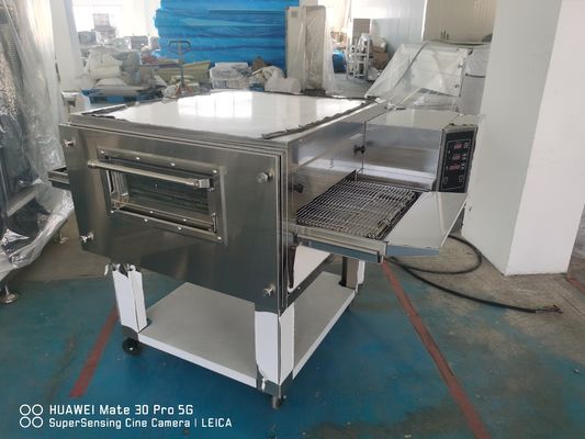 PS638E เตาอบพิซซ่าสายพานเชิงพาณิชย์แบบไม่มีช่องระบายอากาศสำหรับ Pizzahut, Dominos Pizza