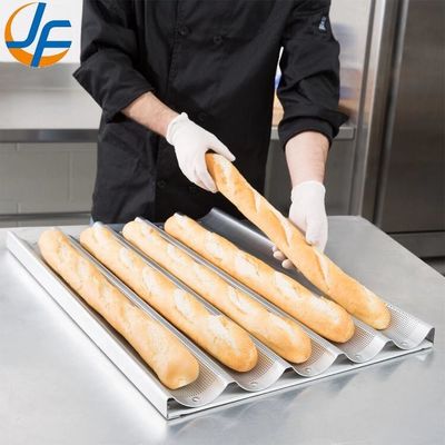ถาดอบอลูมิเนียม 600x400 800X600 18X26 นิ้วขนมปังบาแกตถาดอบเชิงพาณิชย์ nonstick