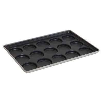ถาดอบอลูมิเนียมเคลือบ NSF 41005 15 แม่พิมพ์มัฟฟิน ถาดอบขนมปัง แฮมเบอร์เกอร์